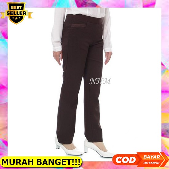 Afifah Boutique - Cancer Pants Crincle Premium / Janelle Pant Crincle / Atika Kulot / Celana Panjang