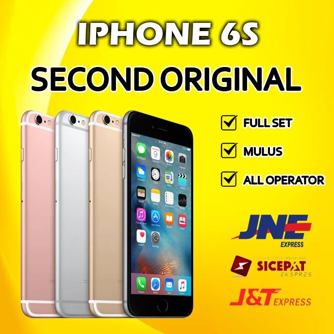 [ Hp Bekas / Second ] Iphone 6S Second Bekas 64Gb Mulus Original - Handphone Bekas / Second