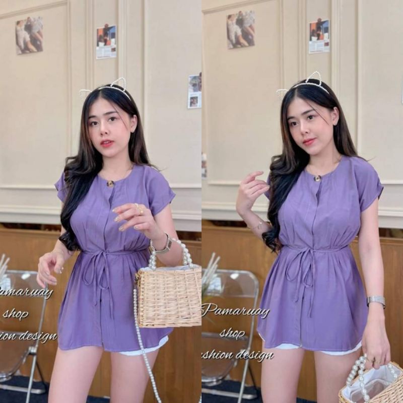 ATASAN PAMARUAY POLOS FASHION WANITA IMPORT BANGKOK CODE P 02