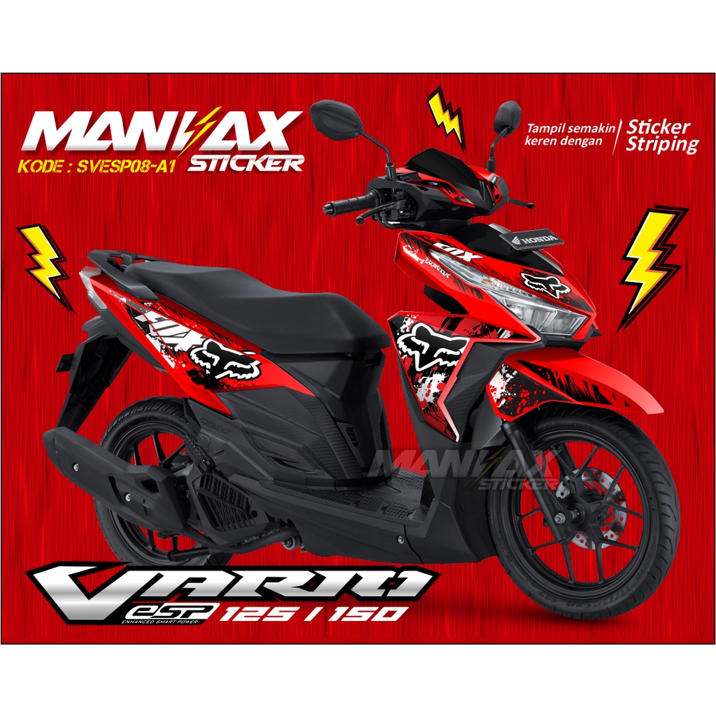 STRIPING VARIO LED 125 / 150 2015-2017 - STIKER LIST STRIPING VARIO 150 OLD