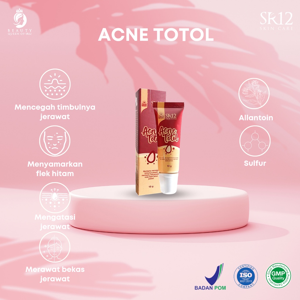 Acne Totol SR12 Penghilang Jerawat dan Bekas Jerawat acne Treatment Obat Totol Jerawat Krim Totol Atasi Jerawat Salep Jerawat Lotion Jerawat Krim Jerawat Krim Anti Jerawat Cream Jerawat Parah Meradang Bopeng Gel Anti Jerawat Acne Glow Krim Sulfur