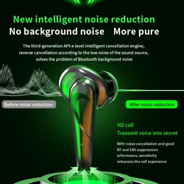 Obral Puas Headset Gaming Bluetooth G11 TWS Gaming Headset Bluetooth Gaming Earphone TWS Headset Gam