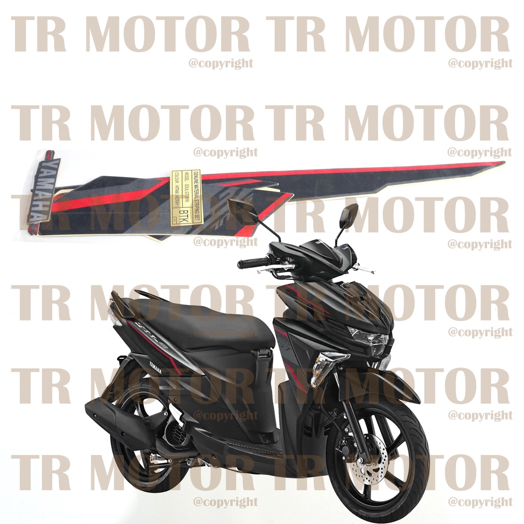 Stiker Motor Soul GT 2018 Sticker Striping Lis Full Set Motor