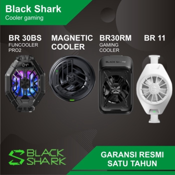 Dijual Black Shark BR11 BR30RM BS Kipas Cooler Cooling Fan HP Samsung iPhone - BR30RM BLACK Murah