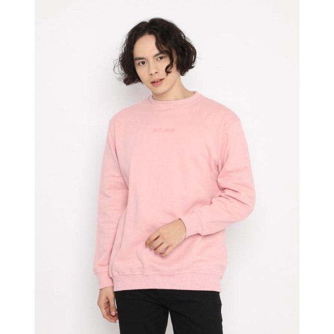 Outerwear Unisex Erigo Sweatshirt Hara Fleece Pink