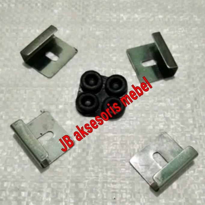 `````````] KLEM JEPIT ASAHI / PLAT KLEM PENJEPIT KACA CERMIN WASTAFEL