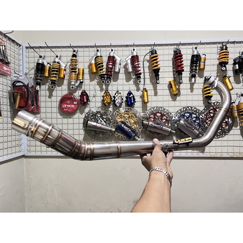 Leher header pipa Ngaceng semi Ngaceng satria Fu Karbu leheran header satria Fu Karbu semi