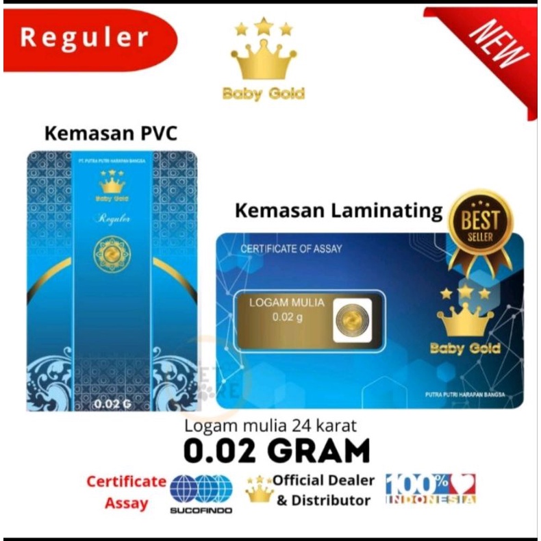 Baby gold emas 0,02
