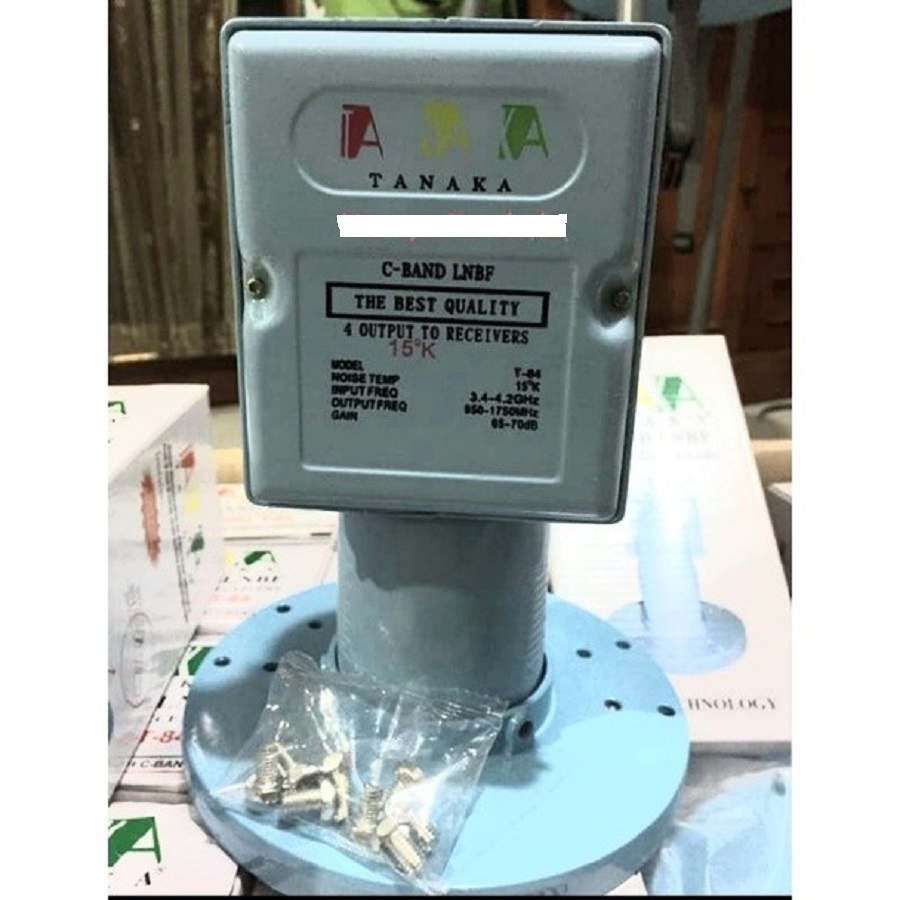 LNB Cband C Band 4 Output Receiver Tanaka T84 T 84 Parabola Reiceiver