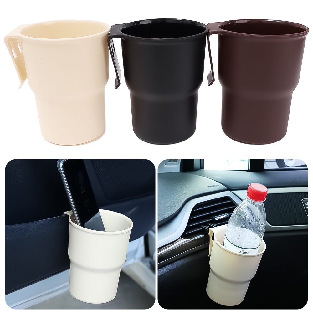 Car Cup Holder Air Vent Hanging Mount Bottle Drinks Holder Stand Universal Coin Keys Phone Storage Box Car Interior Organizer