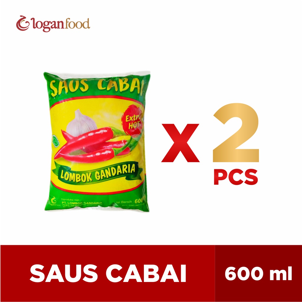 

PAKET HEMAT SAUS CABAI LOMBOK GANDARIA EXTRA HOT ISI 2