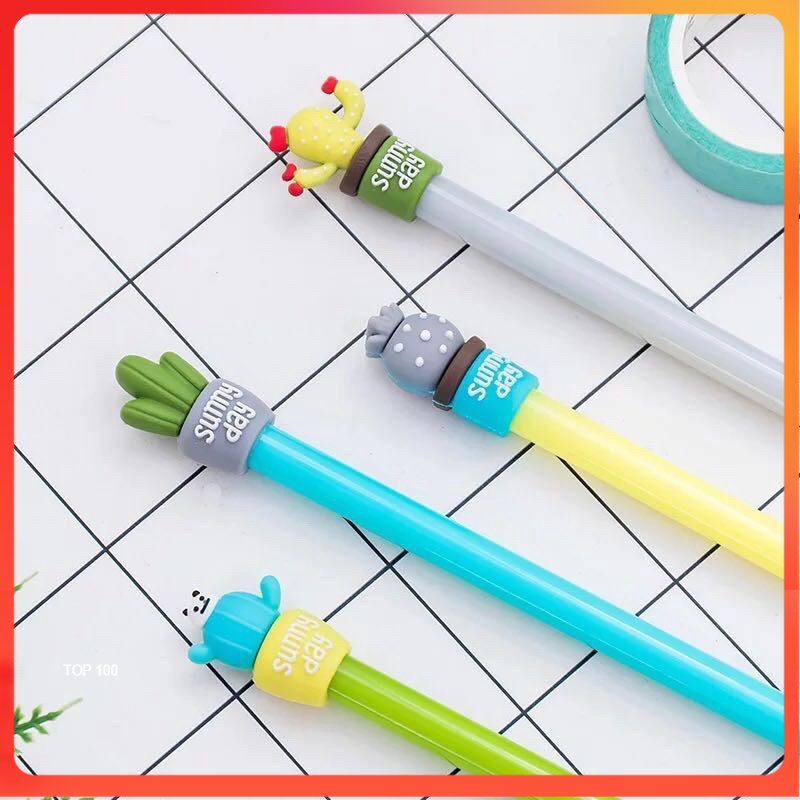 

[MDP] PULPEN KAKTUS SUNNY DAY - BALLPOINT BOLPEN PENA CACTUS LUCU KARAKTER