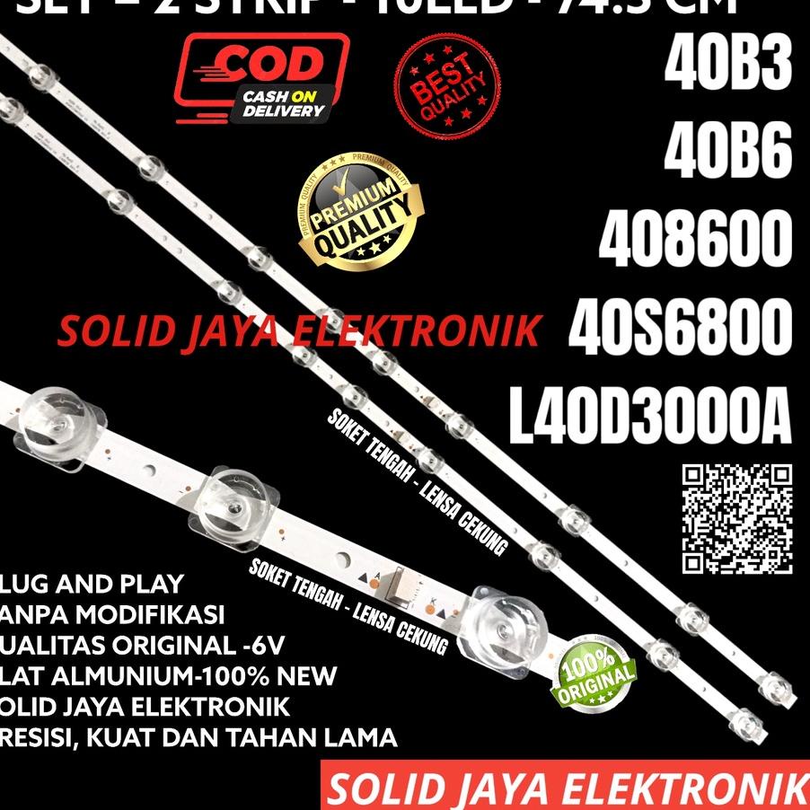 BACKLIGHT TV LED TCL 40 INC 40B3 40B6 408600 40S6800 L40D3000A L 40D3000 40D3000A 40B 40S LAMPU BL 1