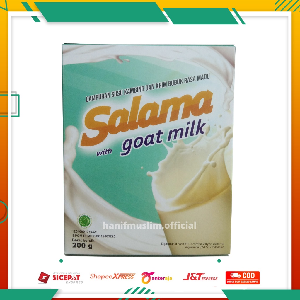 

Susu Bubuk Kambing Etawa Salama With Goat Milk Susu Krim Bubuk Salama