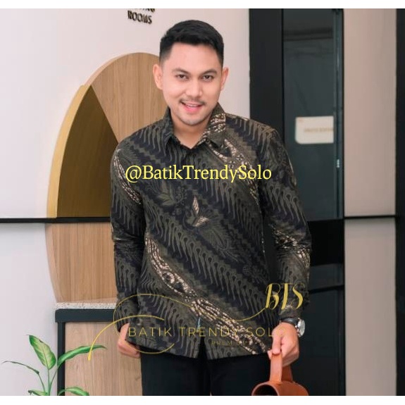 Hem  Kemeja Baju Batik Pria Cowok Laki Laki Slimfit Full Lapis Furing Lengan Panjang Lengan Pendek Original Asli Batik Jumanta Solo Laweyan Size S M L Xl XXL Bahan Katun Premium  963
