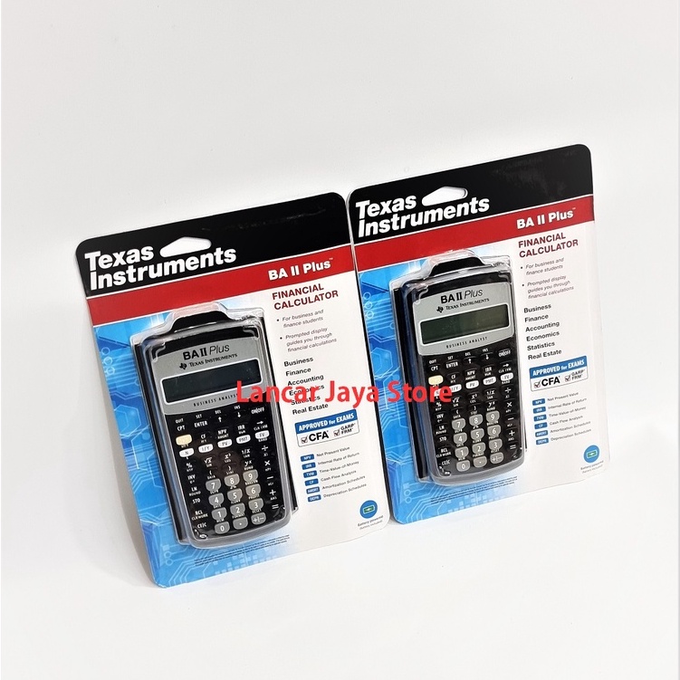 Texas Instruments BA II Plus Kalkulator Financial Original