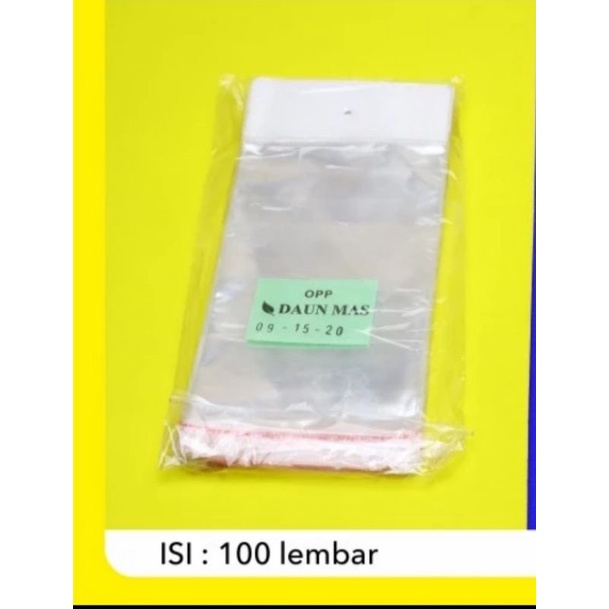 

plastik opp lem plong 9x15 ( 100pcs