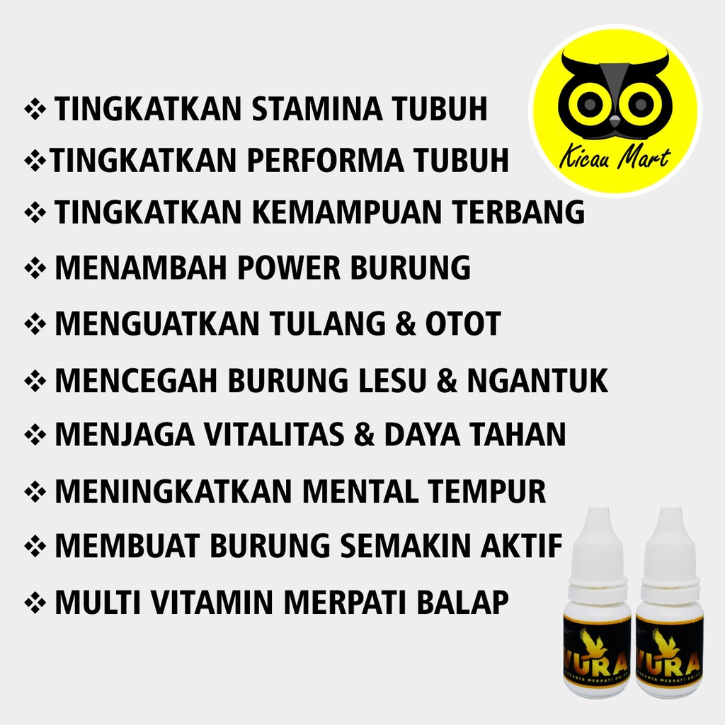 VITAMIN OBAT BURUNG MERPATI BALAP VURA NUTRISI HERBAL TAMBAH POWER MEMPERKUAT TULANG OTOT SAYAP VURA