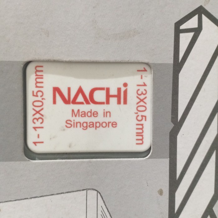 Mata Bor Besi Set 1 - 13 Mm X 0,5 Mm Merk Nachi