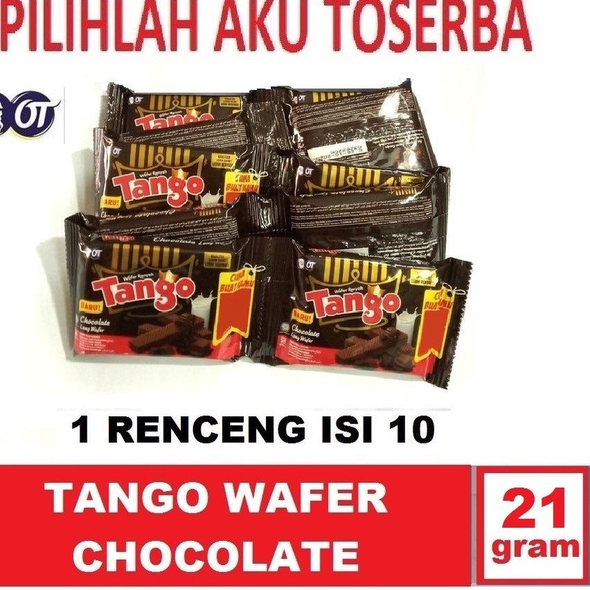 

Direkomendasikan--Tango Wafer CHOCOLATE 21 gr - (HARGA 1 RENCENG ISI 10 SACHET)