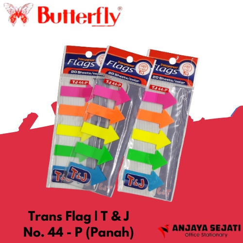 

Trans Flag TJ 44 - P (Panah) | Tom and Jerry | Tempelan | per 3set