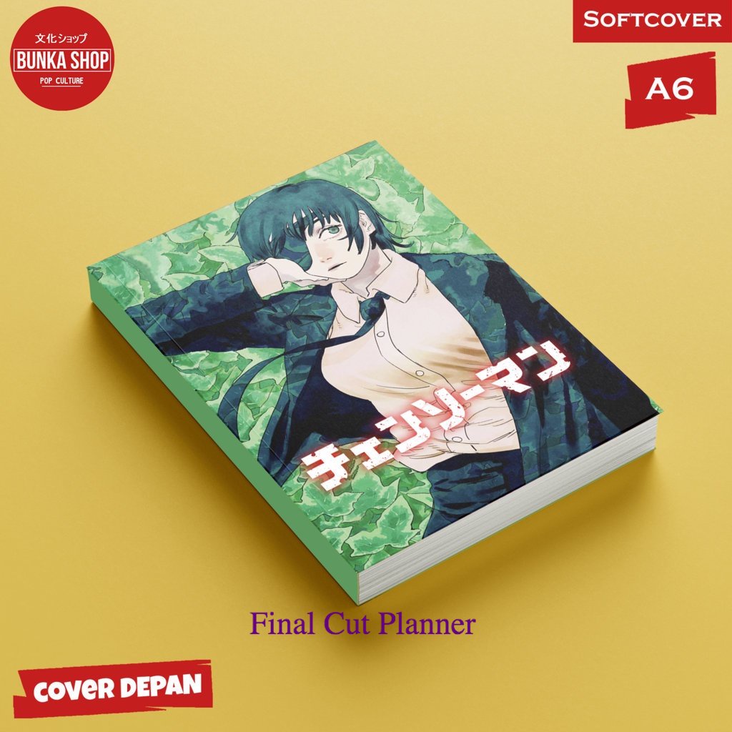 

Pocket Note Anime Chainsaw Man 1 Himeno Softcover A6 Buku Tulis Catatan Notes Agenda Planner Jurnal .
