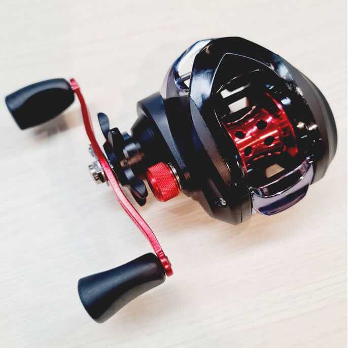 Reelsking Reel Pancing Baitcasting 8Kg Left Hand Reel Pancing Laut 11+1 Ball Bearing 6.3:1