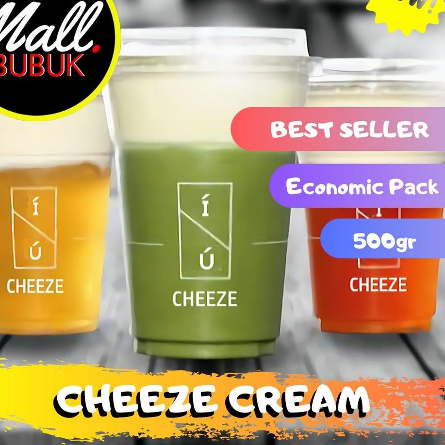

limited STOCK!500 GRAM - Bubuk CHEESE CREAM 500gr - Bubuk Minuman CHEESE CREAM 500gr - CHEESE CREAM Powder 500gr|SQ4