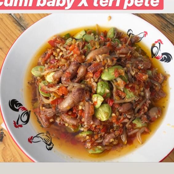 

11.11✔️Sambal BABY CUMI MIX TERI PETE MAMACUPU / 200gr|KD5