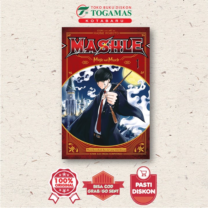 Jual MASHLE (MAGIC ADN MUSCLE) 01 - HAJIME KOMOTO | Shopee Indonesia