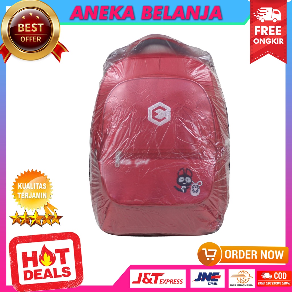 Tas Backpack Sekolah Kerja Wanita Elite Polo Kucing Tikus Original Murah Trendy Berkualitas