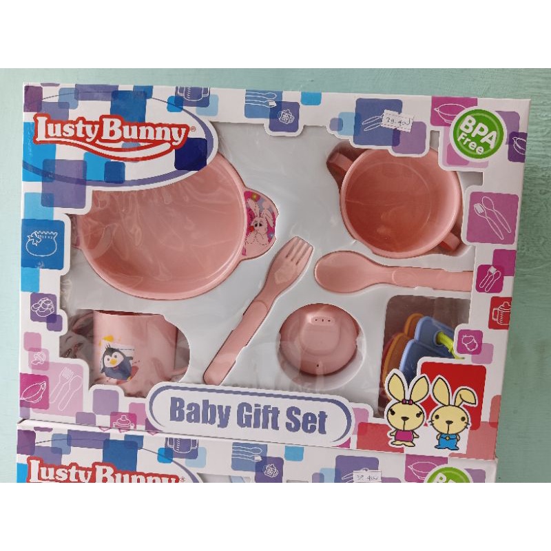 Lusty Bunny Baby Gift Set /Tempat makan bayi