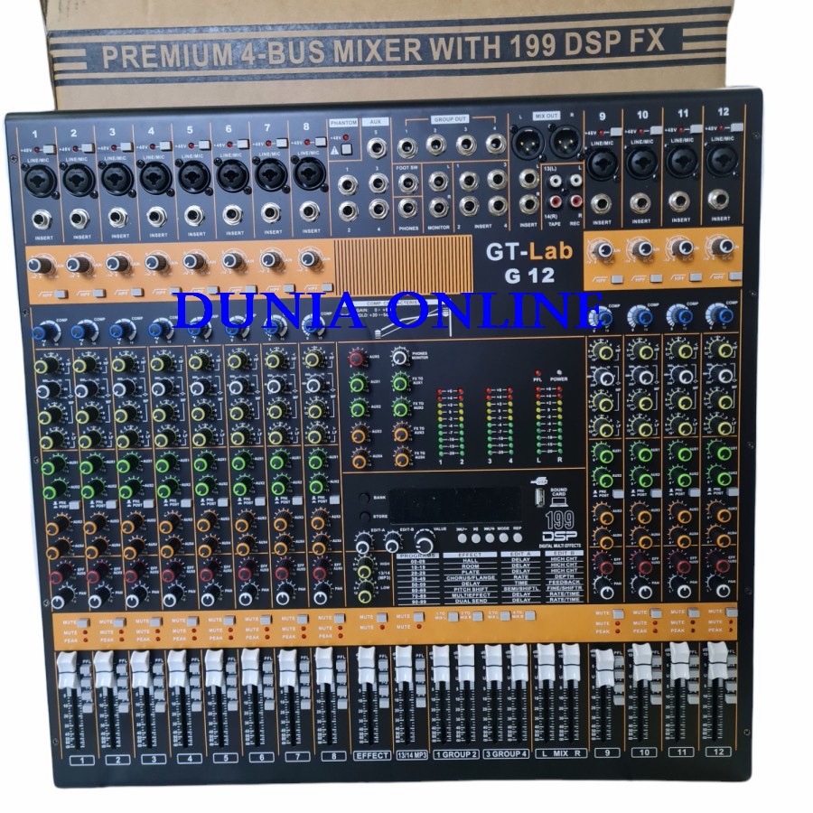 MIXER AUDIO GT LAB G12/GT LAB G 12 12CH BY RDW ORIGINAL