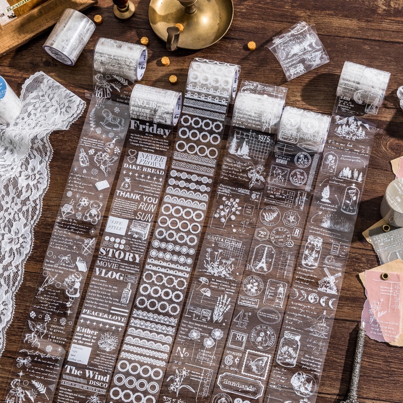 

Hazzel PET Tape in White Ink