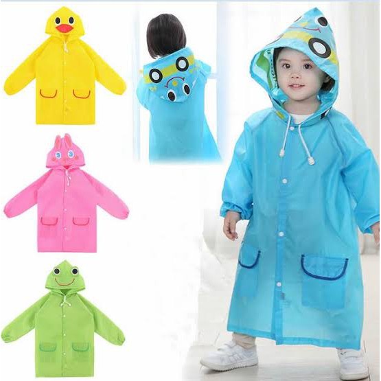 Jas Hujan Anak Model Kartun / Jas Hujan Anak Hoddie Lucu