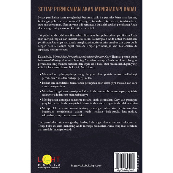 Menjadikan Pernikahan Anda Sebuah Benteng - Gary Thomas