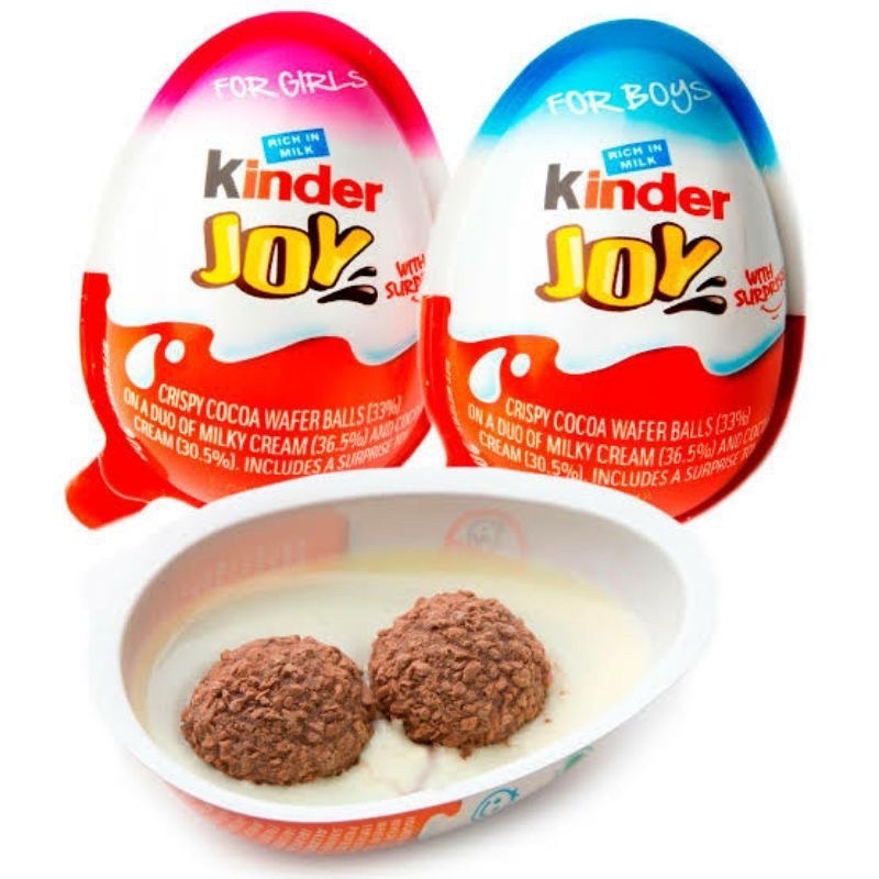 Jual KINDER JOY COKELAT WAFER BALL BOYS GIRLS Shopee Indonesia