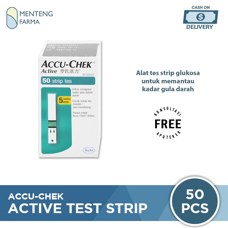 Accu-Chek Active 50 Test Strip - Tes Strip Gula Darah