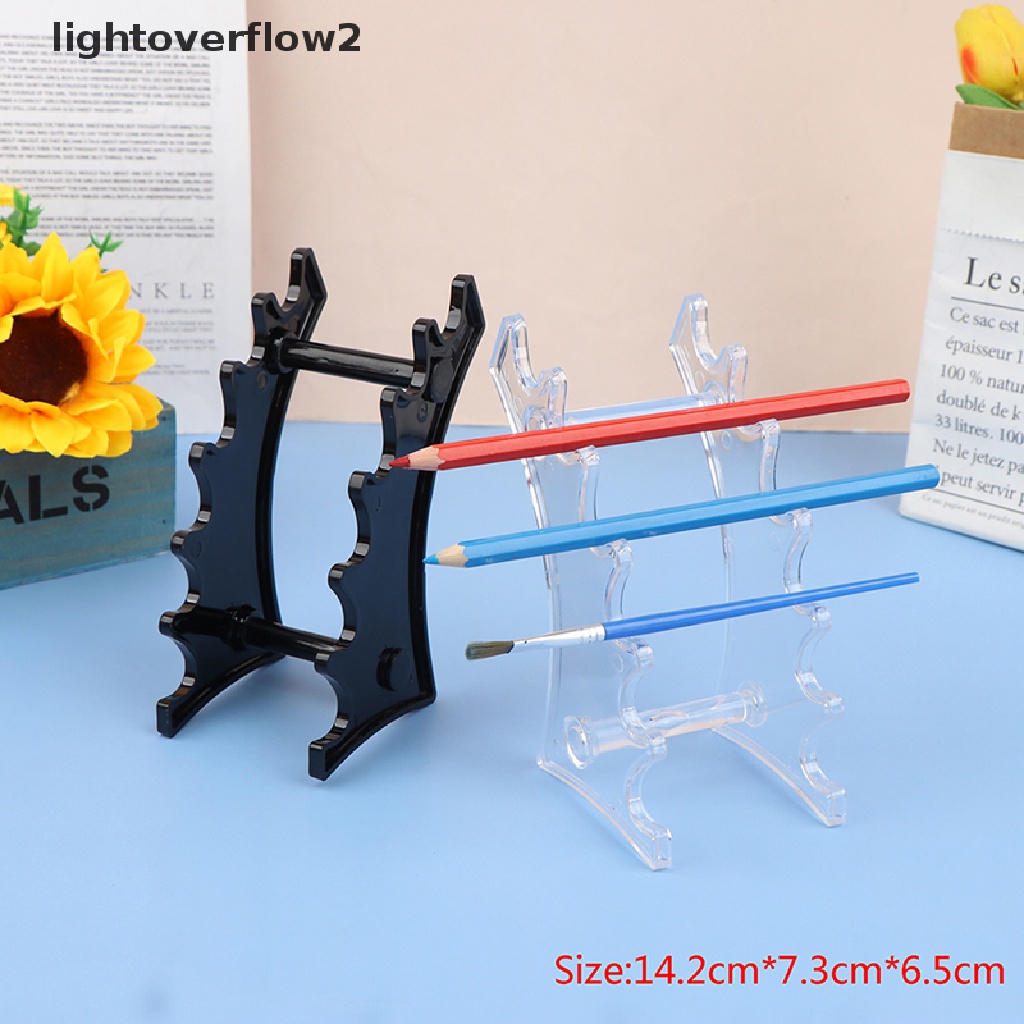 (lightoverflow2) 1 Set Stand Display Holder Brush Makeup / Kosmetik / Manicure / Nail Art