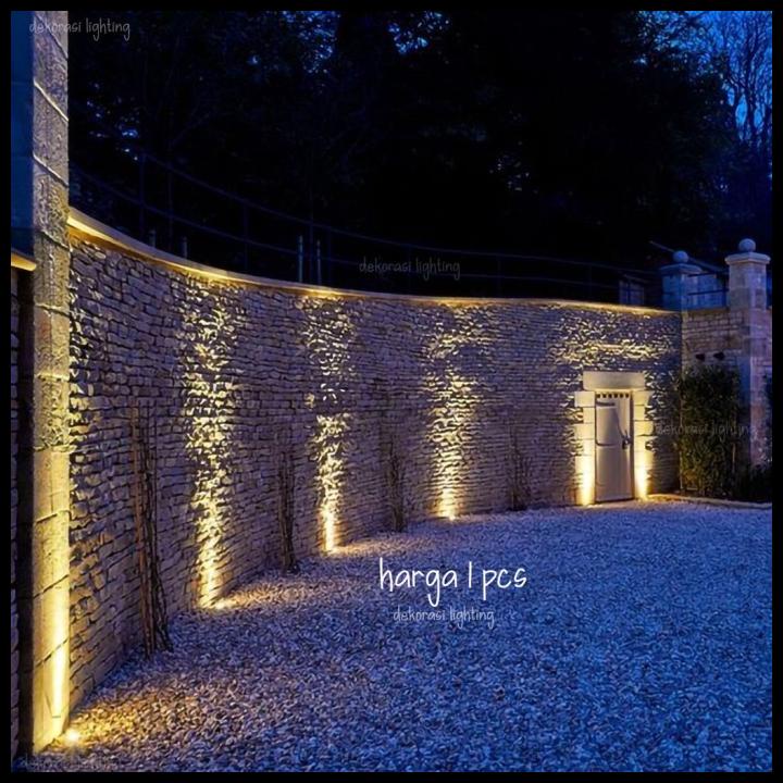 Lampu Lantai Led Tanam Sorot Focus 12 Derajat Taman Outdoor Waterproof