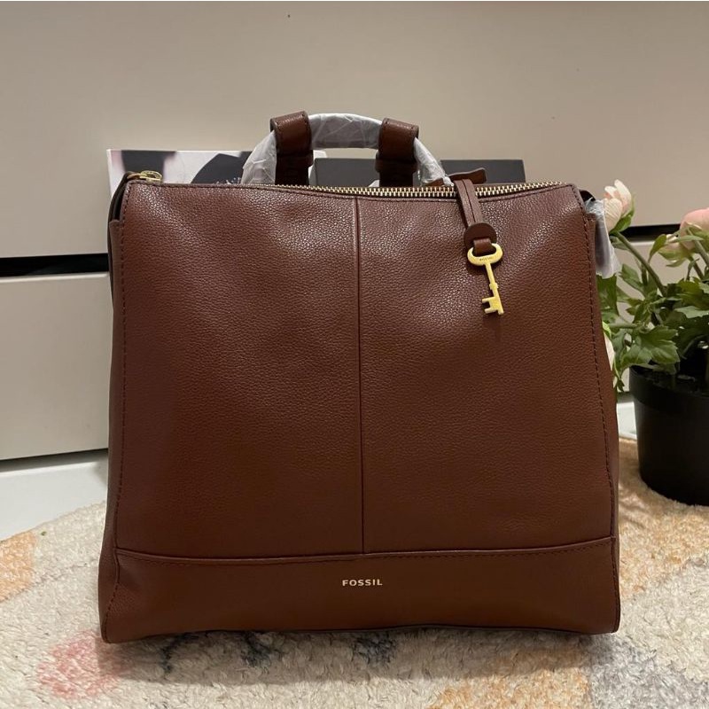 Tas Wanita FossilOriginal Elina Backpack Small Brown