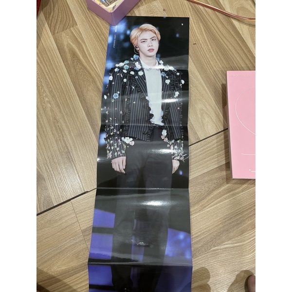PRELOVED POSTER JIN BTS DVD BTS WORLD TOUR LY CONCERT