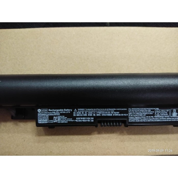 BATERAI HP JC04 240 G6 255 G6 250 G6 240-G6 HSTNN-LB7W ORIGINAL
