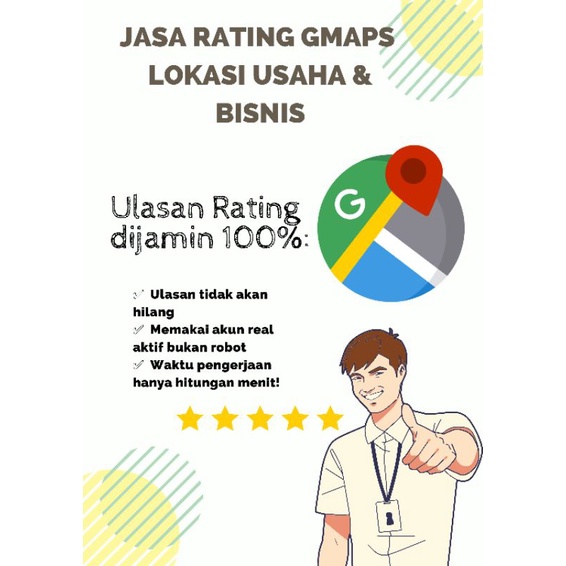 Jasa Rating Gmaps Lokasi Bisnis & Usaha