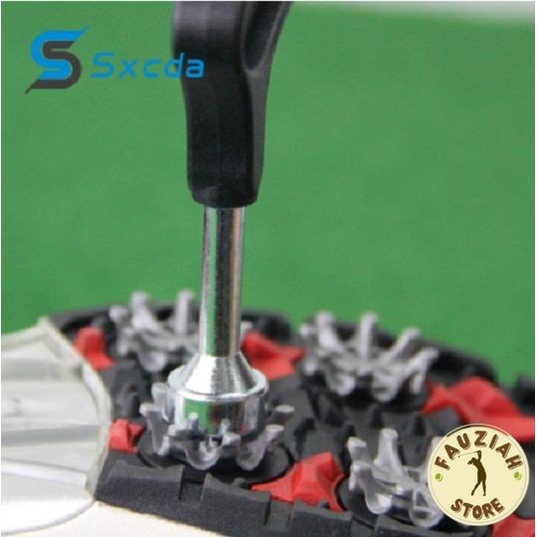 Alat Kunci Pasang Paku Sepatu Golf Golf Shoes Spike Wrench Twist Tool