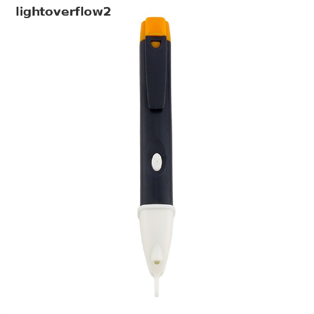 (lightoverflow2) Pena Tester Sensor Tegangan Listrik Non-Kontak AC 90-1000V Dengan Lampu LED (ID)