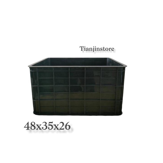 Jual Keranjang Industri Container Box Industri Serbaguna Hitam Shopee