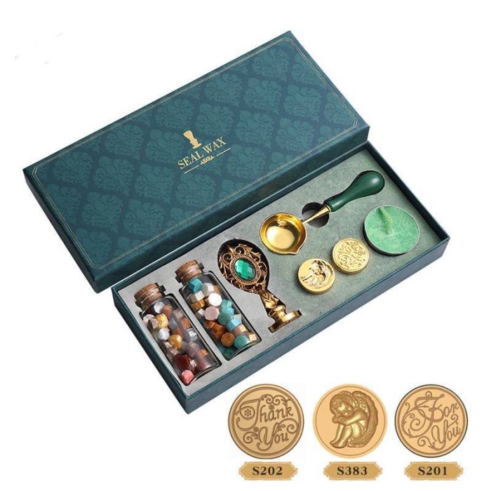 

Jualan Retro Seal Wax Beads Set Stempel Sealing Lilin Segel Wax Stempel Hemat