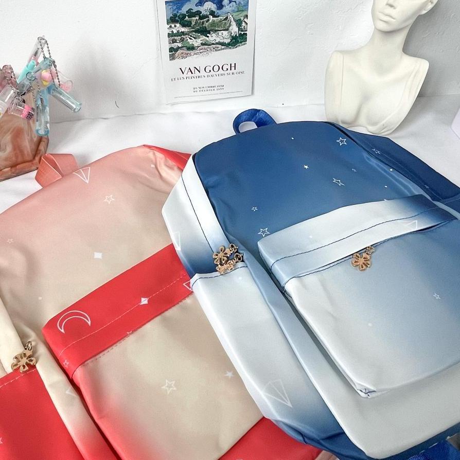 SALETas Anti Air Ombre Pastel Cerah TAS RANSEL PUNGGUNG ANAK MUAT LAPTOP Bagpack READY COD hujan mus