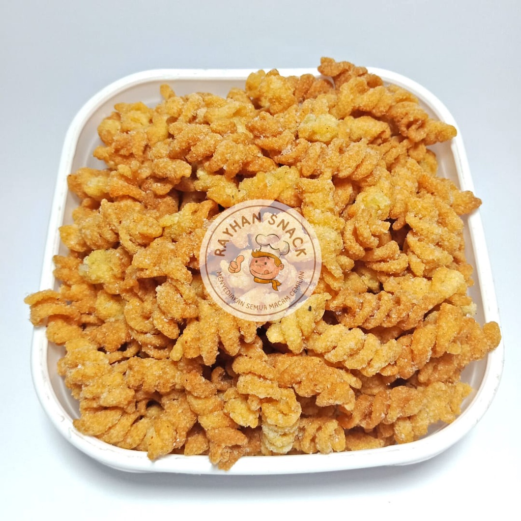 

Makaroni Spiral 250gr / Macaroni Ulir Varian Pedes Asin